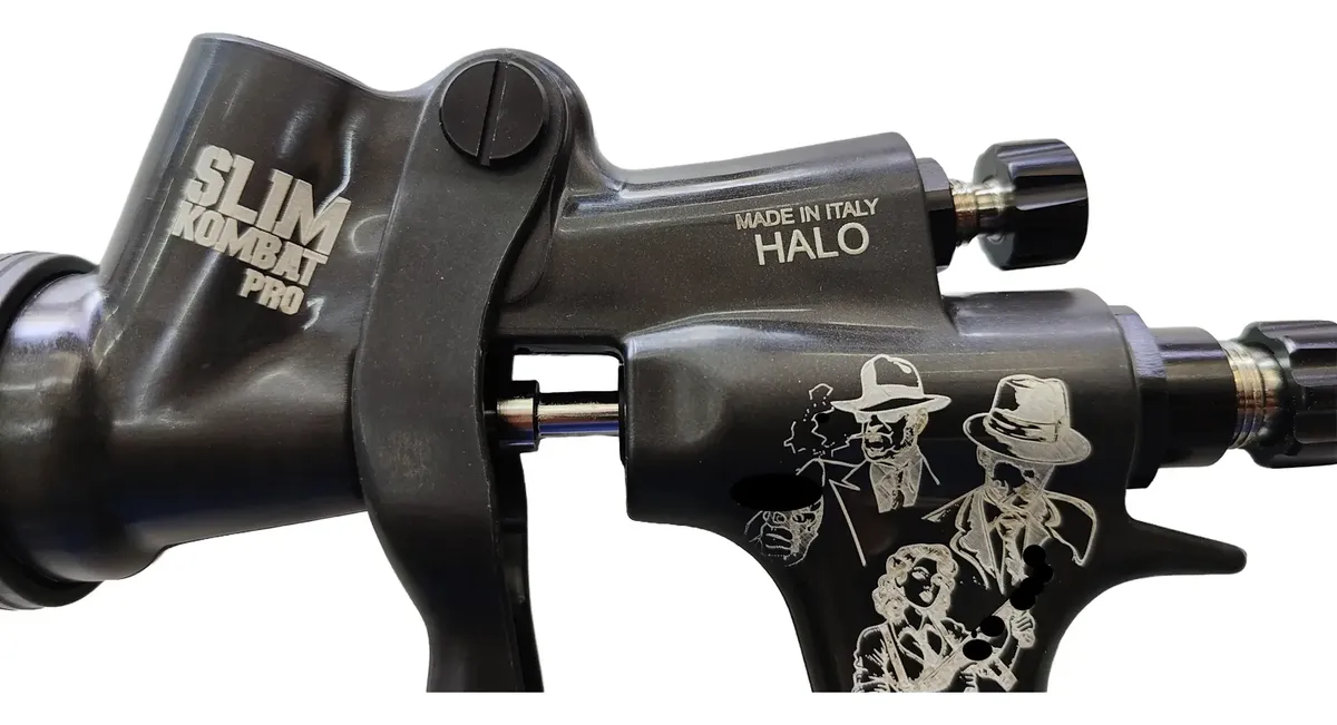 PISTOLA DE GRAVEDAD SLIM KOMBAT PRO HALO 1.3 BARNIZ/BASE - Imagen 3